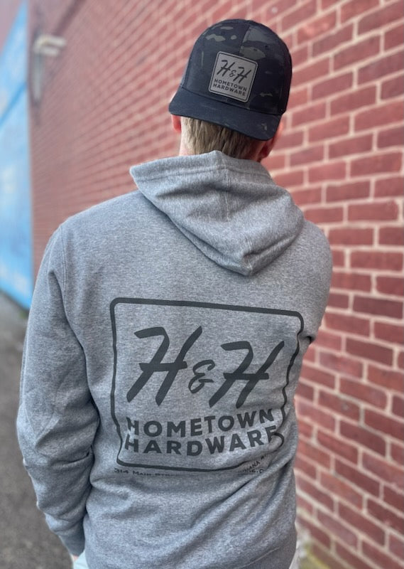 H & H Dark Grey Hoodie